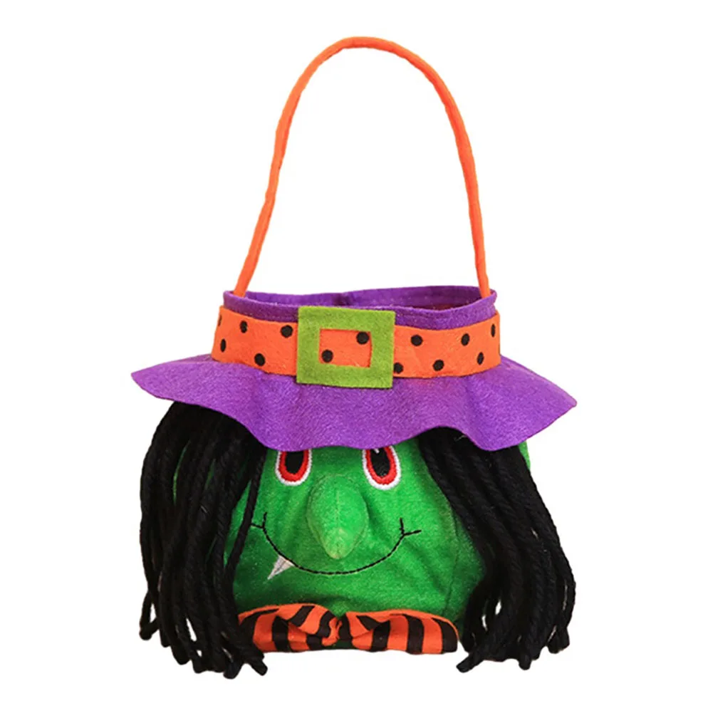 

1pcs Halloween Kids Trick Or Treat Tote Bags Candy Bag Party Sweets Gift Handbag For Collecting Party Chocolates Candies