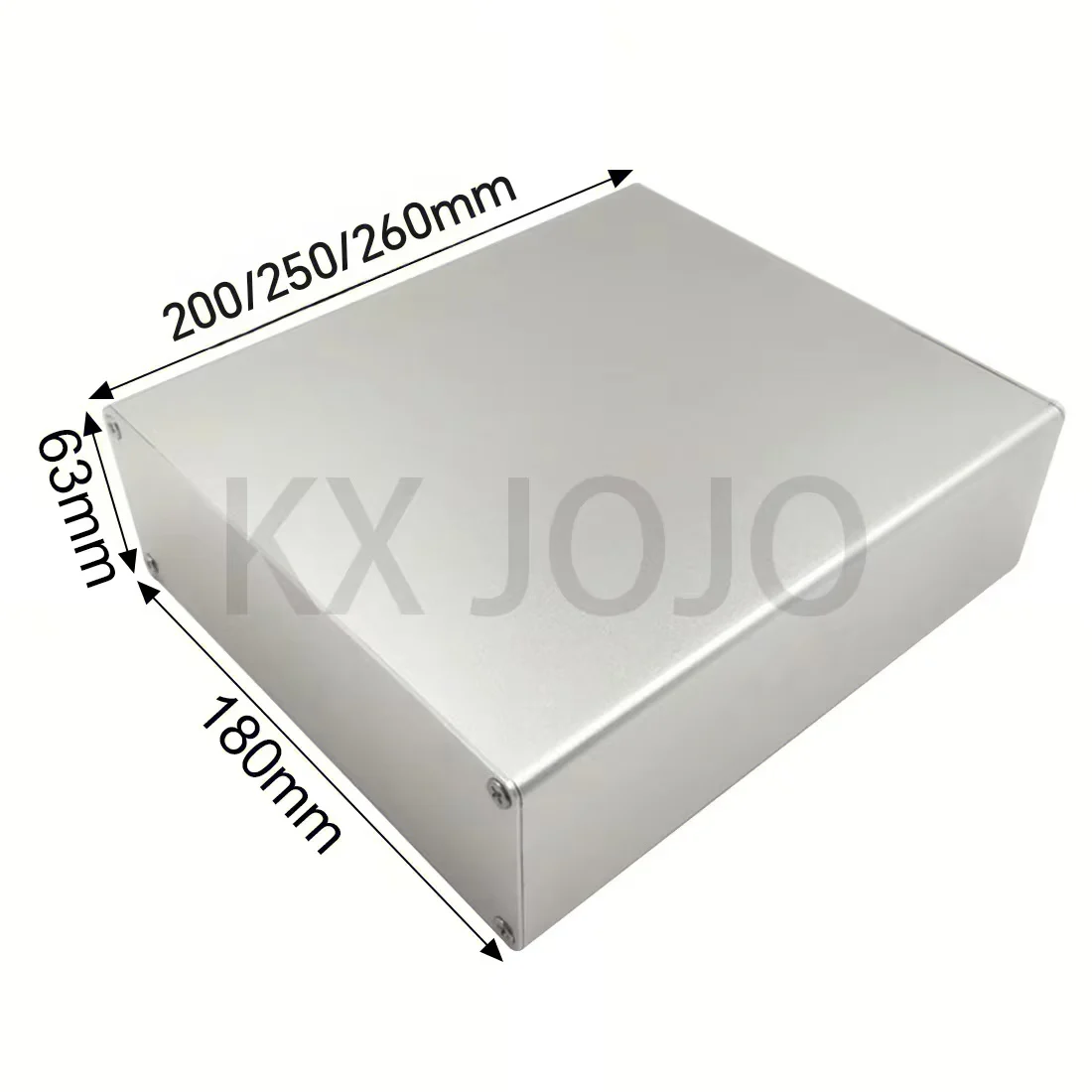 

Алюминиевый корпус 180*63*200/250/260 мм, серебристый, черный корпус, печатная плата, DIY инструмент, электронный проект, защитная крышка, коробка