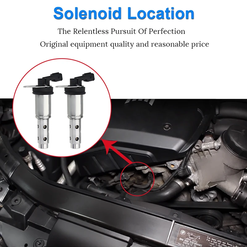 

1 комплект для BMW серии X3 X5 X6 Z4 впускной и выпускной распределительный вал привод соленоиды электромагнитный клапан OEM 11367585425 11367516293