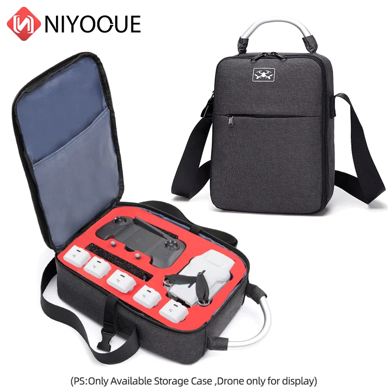 

Drone Shoulder Bag For Fimi X8 Mini Portable Storage Bags Handbag Waterproof Carrying Case Box Hard Cover Accessories Black