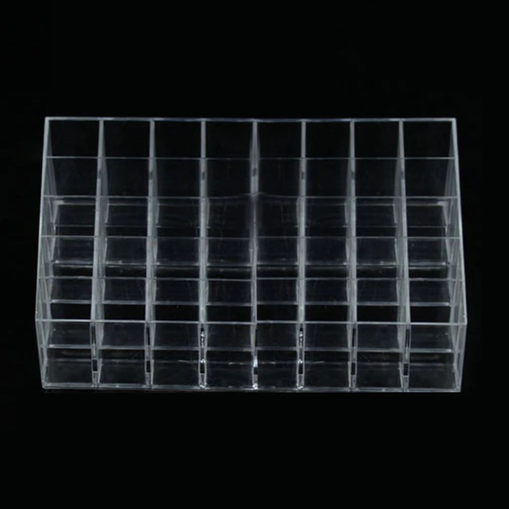 

Transparent Multifunctional Home Bedroom Lipstick Stand Case Cosmetic Makeup Tools Organizer Holder Plastic Box