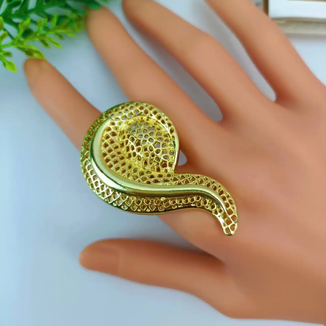 EMMA новейший роскошный бразильский позолоченный комплект ювелирных изделий