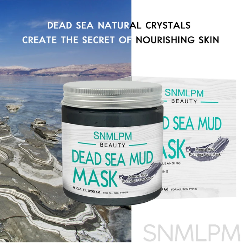 200ml Clean Blackheads Replenish Skin Moisture and Improve Dry Skin Dead Sea Mud Mask Skin Beauty and skin care products 1pcs