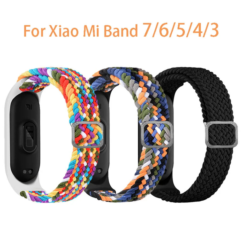 Смарт аксессуары LEMFO для Xiaomi Mi Band 7 6 5 4 Miband сменный спортивный браслет мужчин и