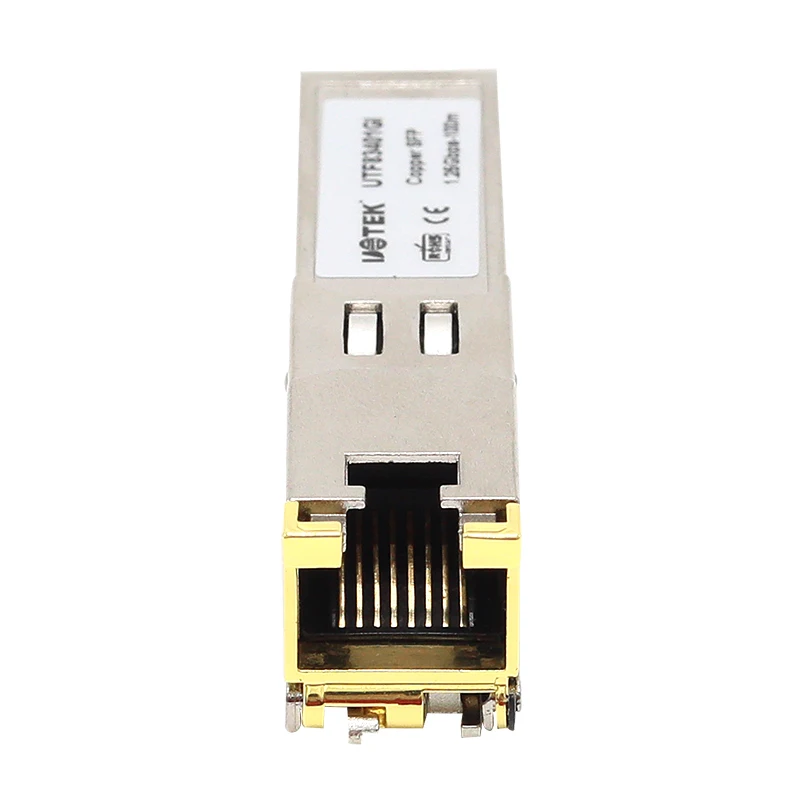 Модуль медного трансивера UOTEK 1000BASE-T SFP интерфейс RJ45 1 25 Гб/с горячее подключение