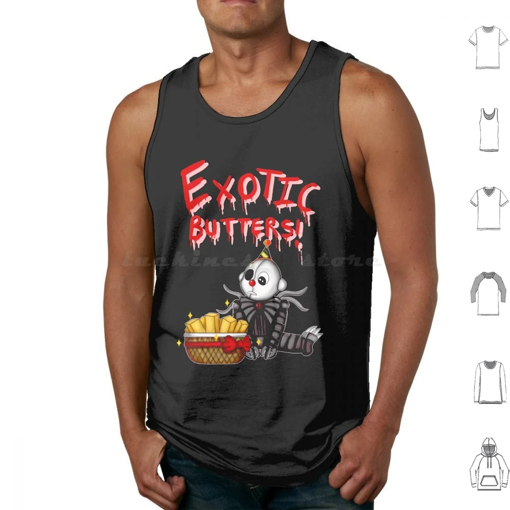 Ennard S Exotic Butters Tank Tops Vest Sleeveless Ennard Animatronic Exotic Butters Cute Fnaf Sister Location