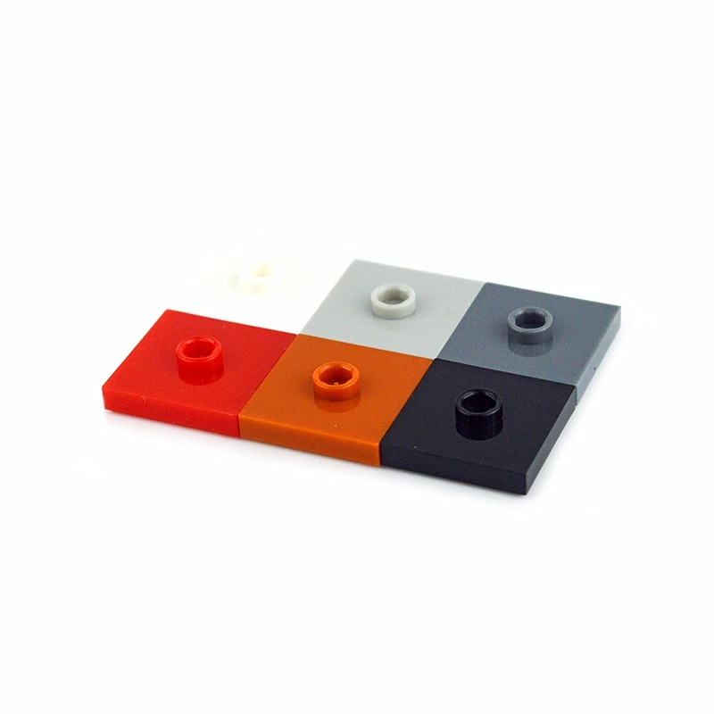 

90pcs DIY Building Blocks Convex Seat Bricks 2x2 Dots 87580 Educational Plastic Toys High-tech Changeover Catch Building Blocks