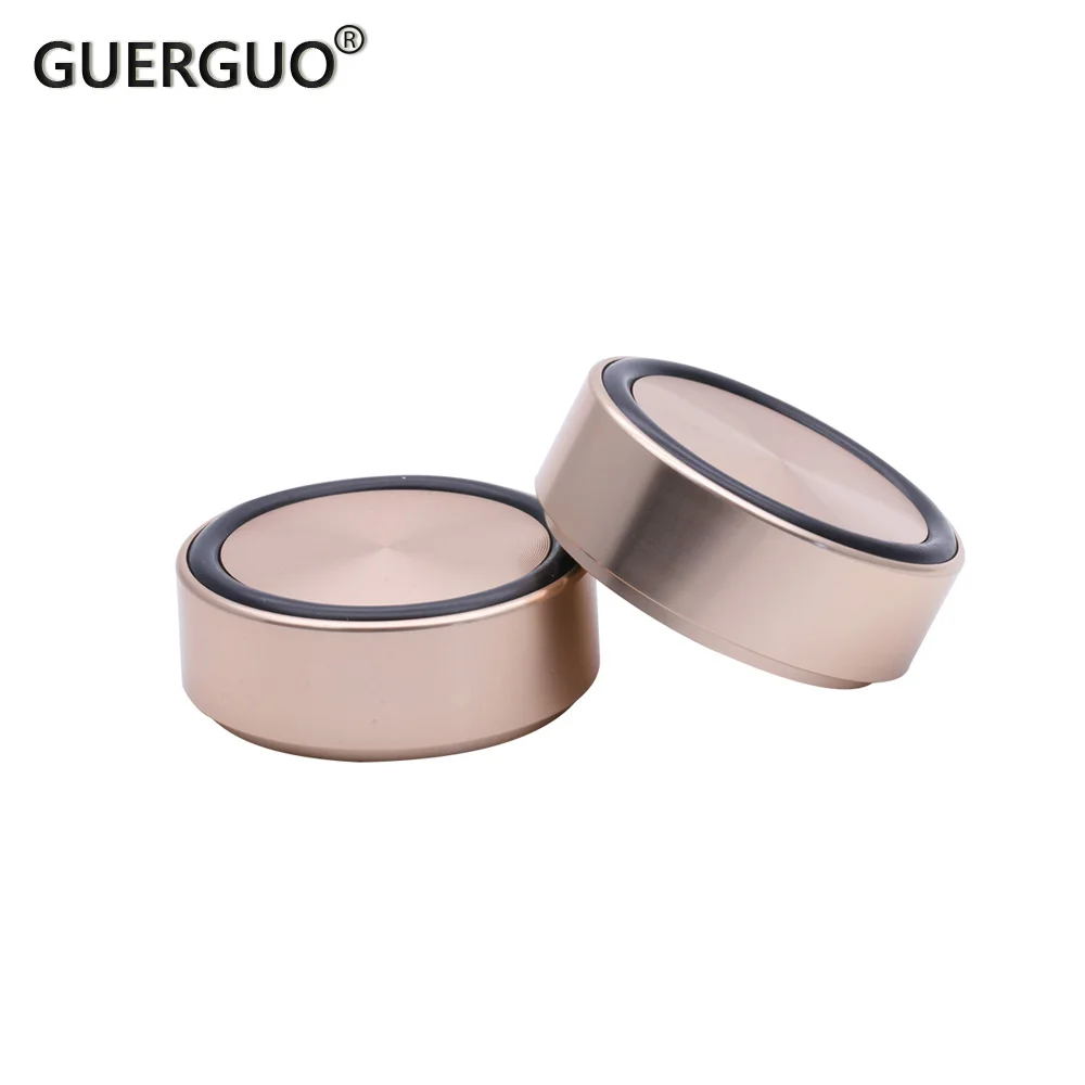 

1 шт. Золотая 58*22 мм станок с ЧПУ полностью алюминиевая изоляционная подставка коврик для ножек подставка для HIFI AMP динамика DAC настольное кре...