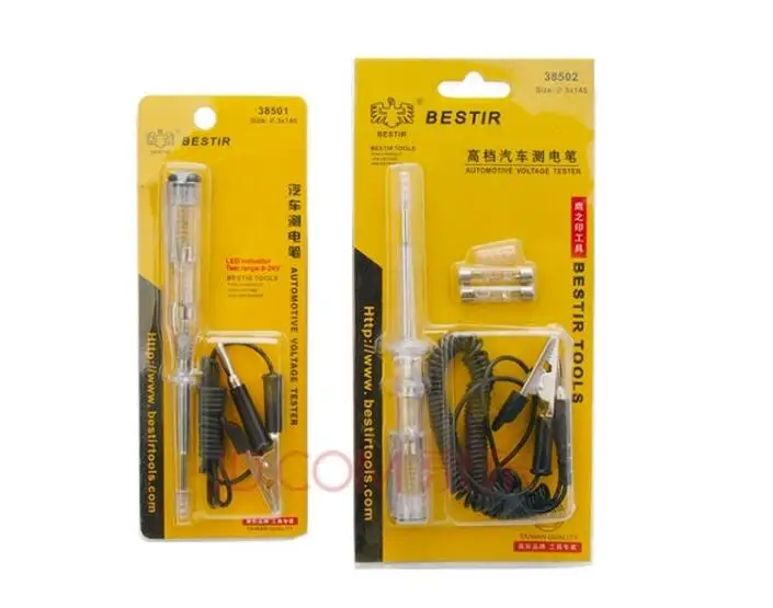 

6v-12v-24v LED 3x145 Light bulb automobile Bulldozer motorcycle Roller repair measuring pen voltage tester