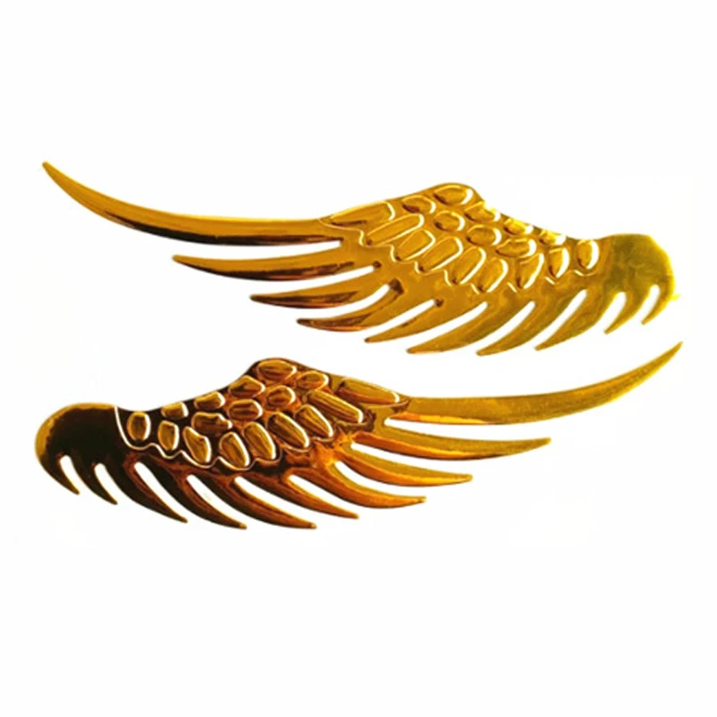 1 пара автомобильных наклеек, 3D ПВХ, наклейка с крыльями ангела, наклейка на багажник автомобиля, наклейка «сделай сам», авто внешние аксессуары, красный/золотой/серебристый, 13x7 см суперзвезды k pop 100 наклеек красный