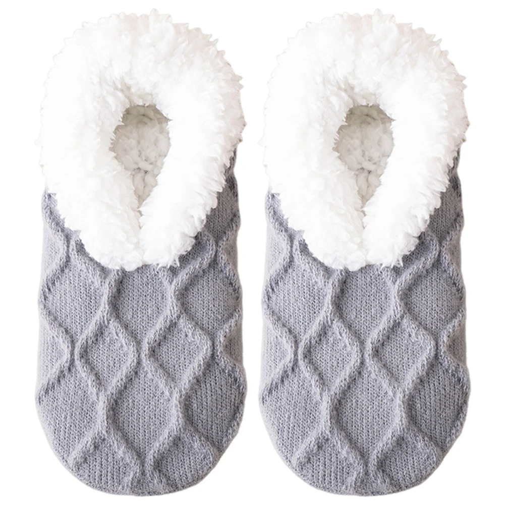 Зимние домашние тапочки носки нескользящие толстые термоноски теплые для