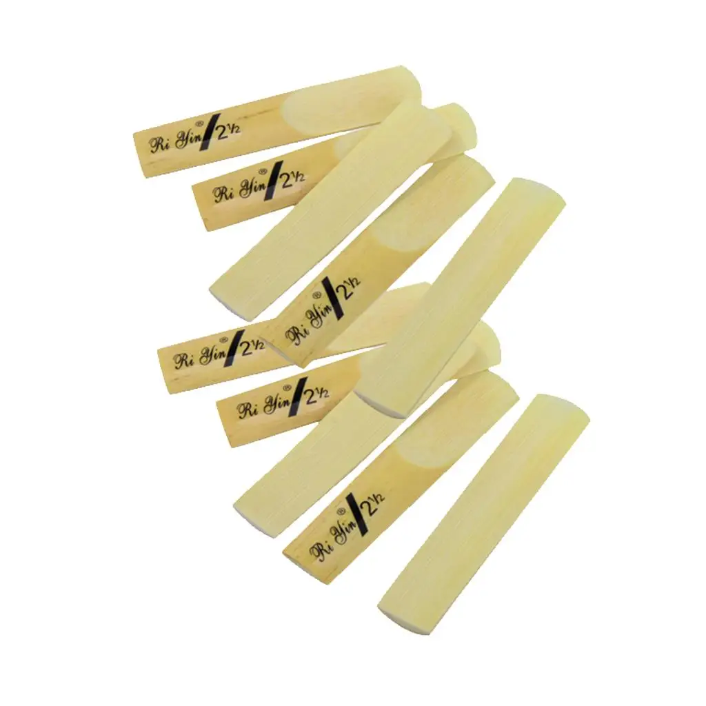 

10 Pieces Saxophone Reeds .5 2-1 / 2 for Alto Saxophone Parts