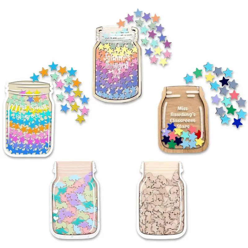 

Kids Reward Jars Classroom Reward Jar With Tokens Chore Chart Management Tool For Children Gift For Kids Reward Chart Training