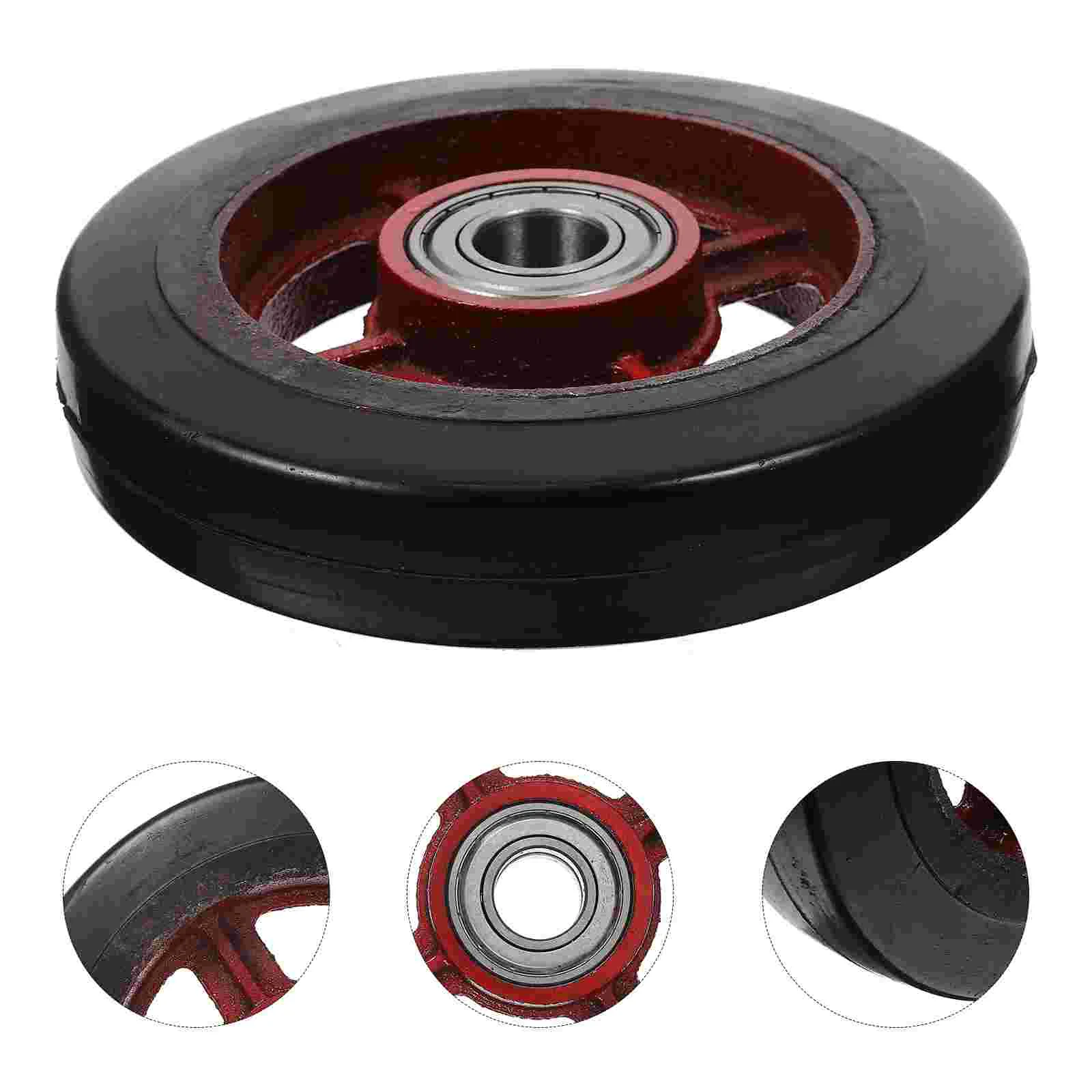 

Household Garden Cart Wheel Replacement Rubber Wheel Heavy Duty Trailer Wheel