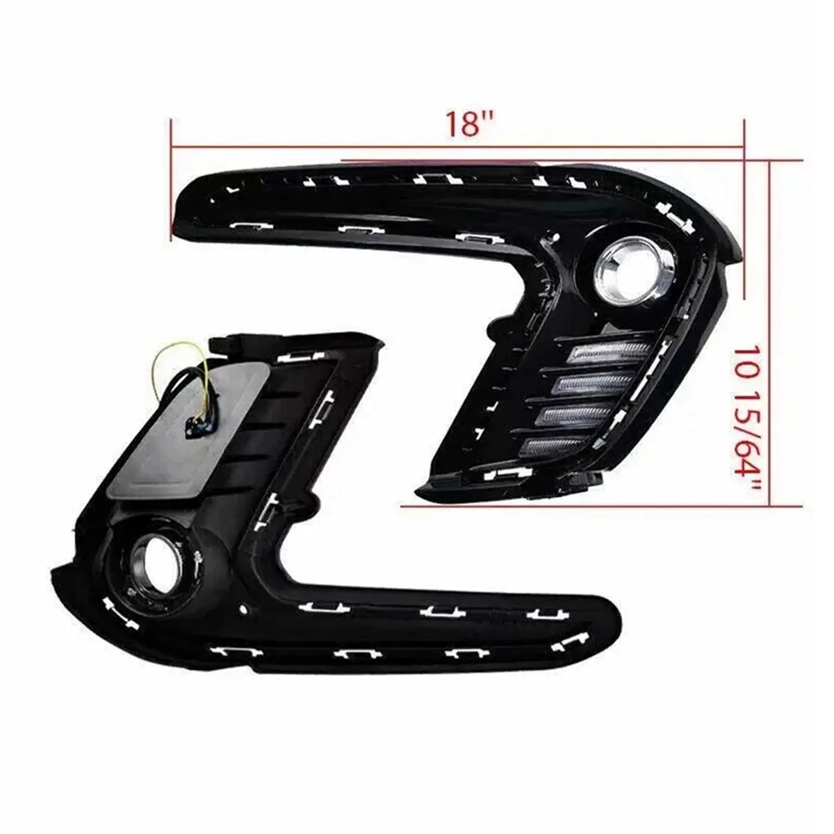 1 пара задние противотуманные фары для Hyundai Elantra 2016-2018