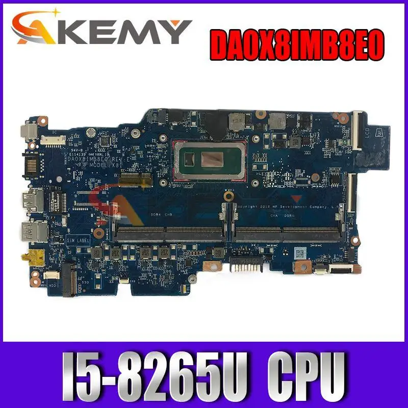 

Akemy Laptop Motherboard For HP Probook 430 G6 L44504-601 I5-8265U CPU DA0X8IMB8E0 DDR4 Fully Tested