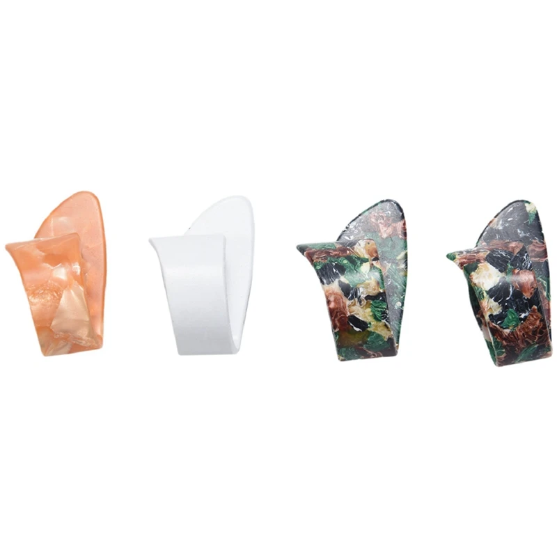 

New 20 Pieces Thumb Finger Guitar Pick Celluloid Mediator Thumbpick For Acoustic Electric Guitarra Thickness