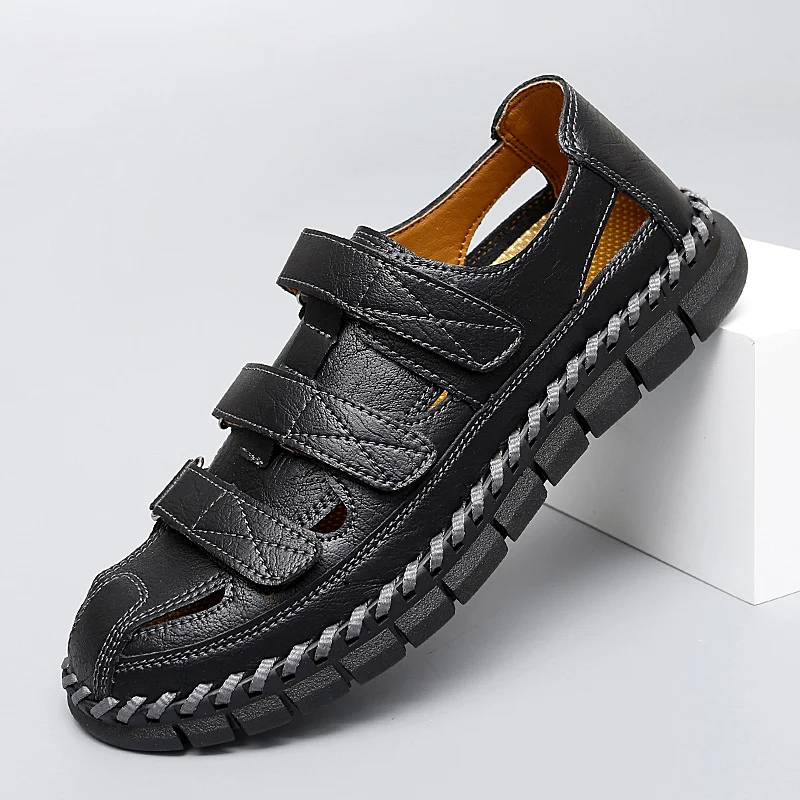 

Big Size 38-47 Men Sandals Summer Breathable Outdoor Sandals Comfortable Soft Beach Shoes Lightweight Breathable Casual Shoes
