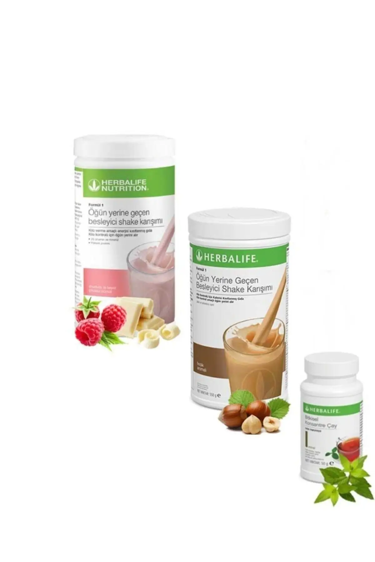 

Nutritious Shake Mix Formula 1 Raspberry 550g 1 Nut 550g 1 Classic Tea 50g