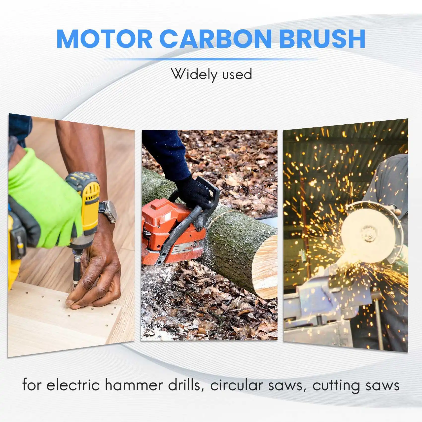 10 шт. угольные щетки для торцовочной пилы Evolution Rage 3 255 мм