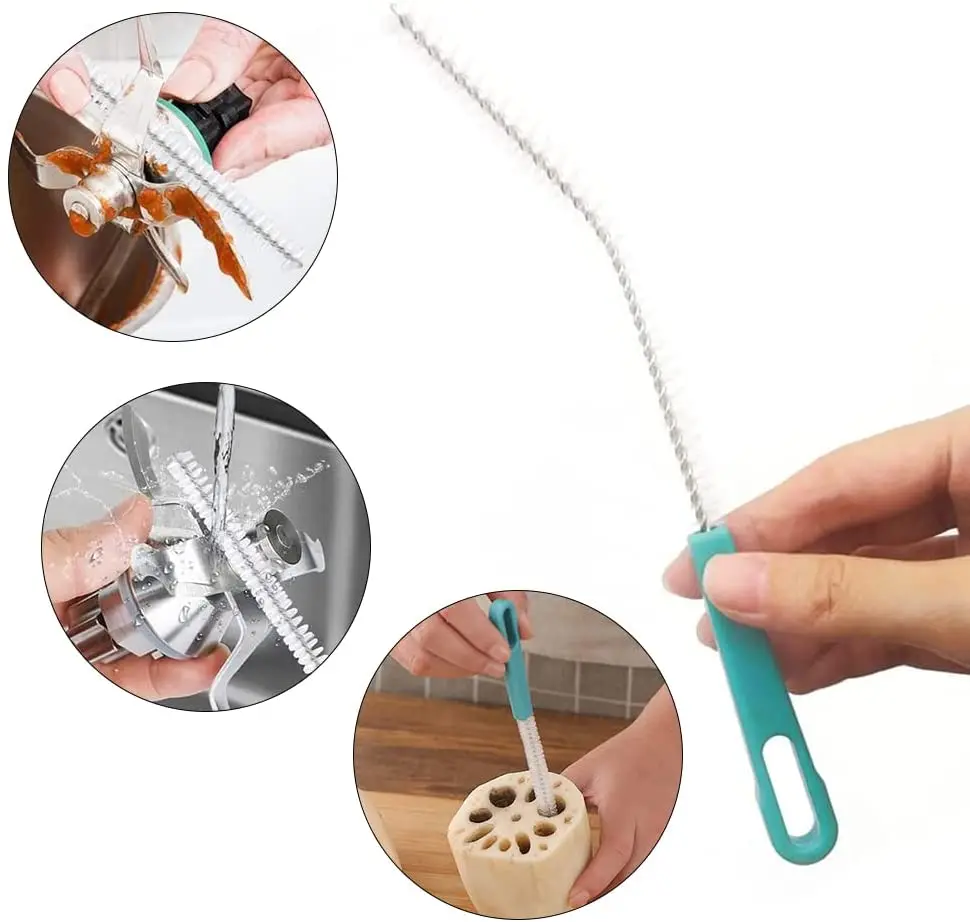 

Icing Piping Nozzle Teapot Blade Cleaning Brush For THERMOMIX TM5 TM6 TM31 Hair Sewer Sink Cleaning Brush Drain Cleaner