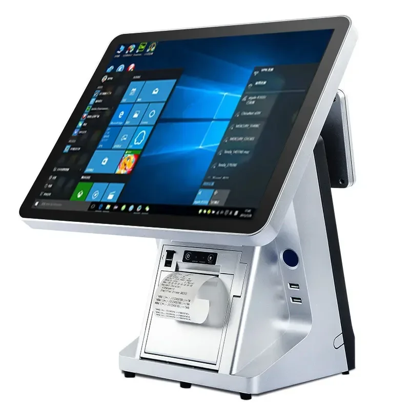 Настольный компьютер все в одном 15 6-дюймовый сенсорный экран Windows Компьютер Caisse