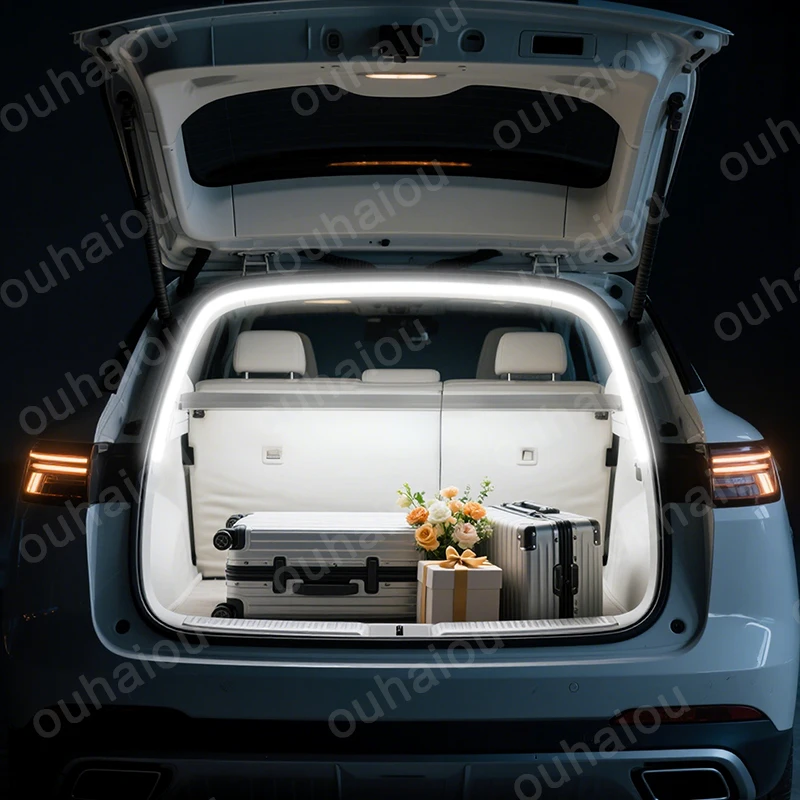 

Для AITO M5 модификационный светильник багажника Атмосферные фонари Белый теплый белый Задний светодиодный светильник багажника