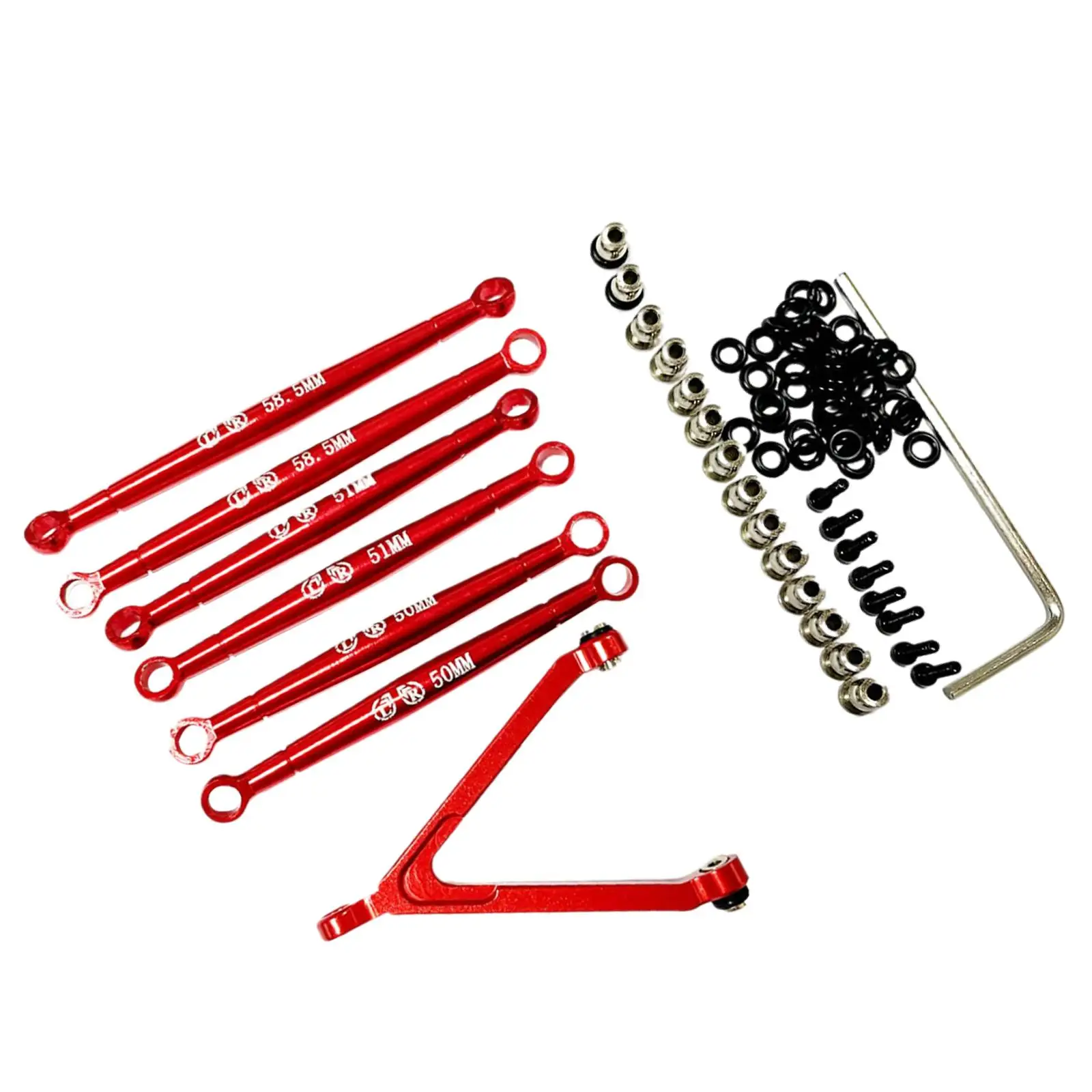 

CNC RC Link Linkage Kit for Axial SCX24 AXI00001 AXI00002 JLU Crawler Parts