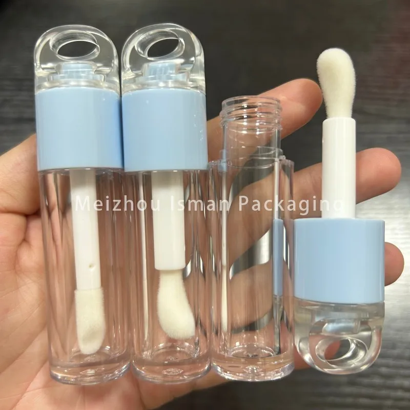 50 шт. пустая прозрачная палочка ярких цветов Big Doe Foot детские тюбики для блеска губ