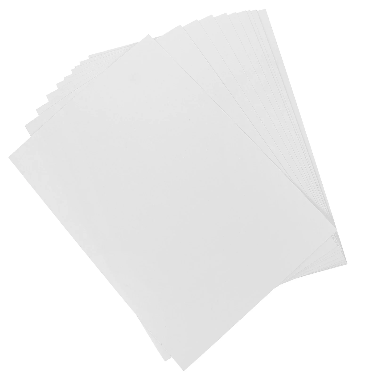 

50 Sheets Painting Book Drawing Supplies White Cardstock Cardboard Students Papers Origami Kids