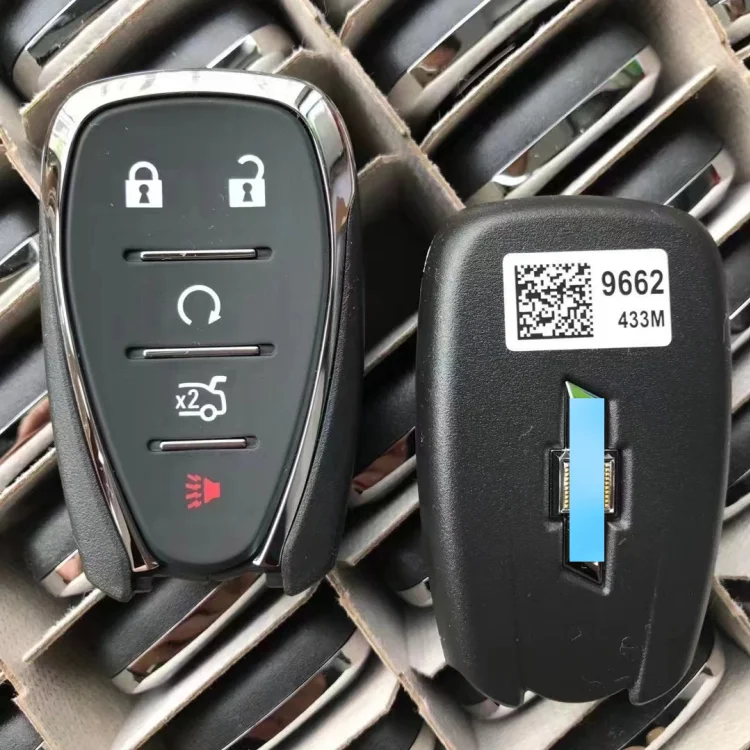 

OEM 4+1 button car key for Chevrolet 13529662 FCC ID: HYQ4EA 433MHZ 46 chip
