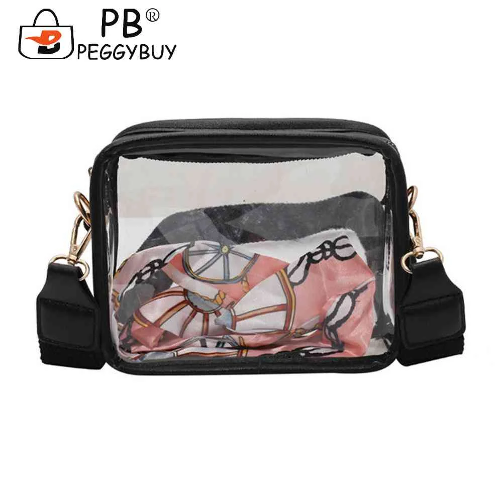 

Прозрачная сумка через плечо, сумка из ПВХ, сертифицированная сумка для стадиона Crosbody с шелковым шарфом, косметичка для телефона для женщин,...