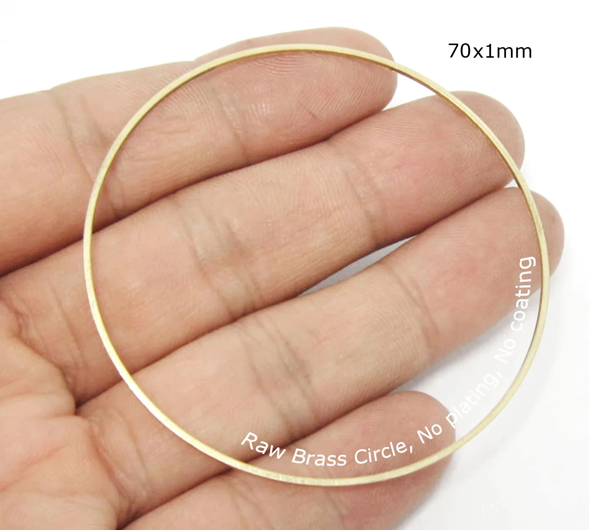 20 шт. металлическое кольцо Ловца снов Круглый Шарм для макраме 70 мм подвесные