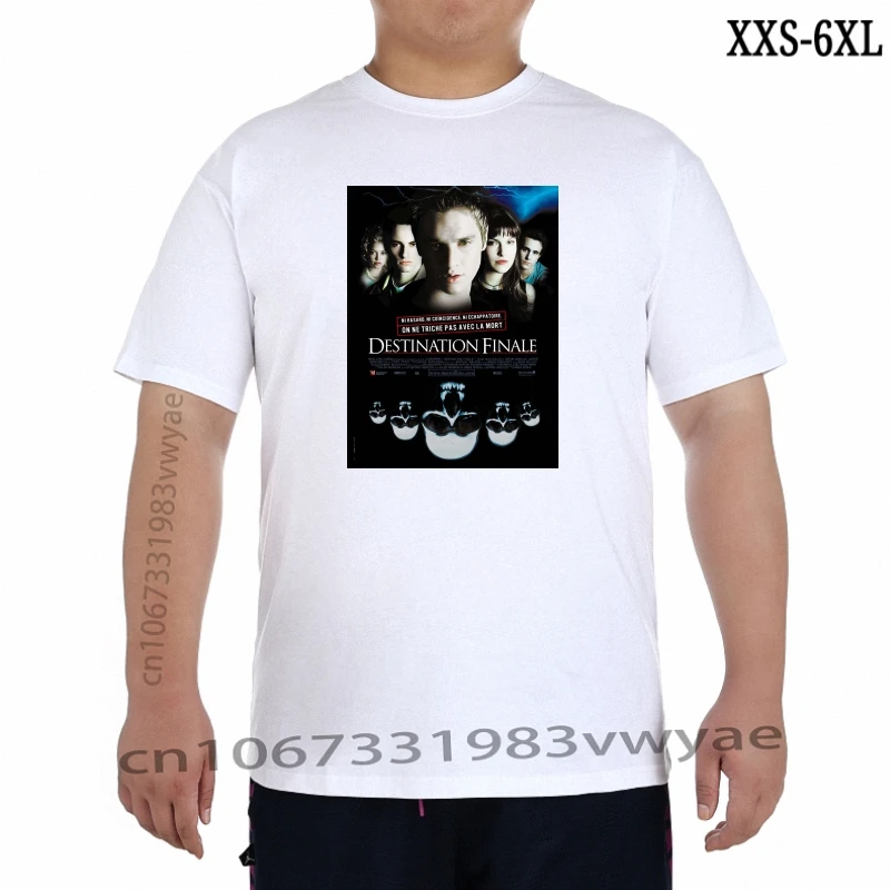 FINAL DESTINATION T SHIRT Bluray Dvd Movie Poster Tee SMALL MEDIUM LARGE or  Men  Summer Round Neck Men T Shirt XXS-6XL