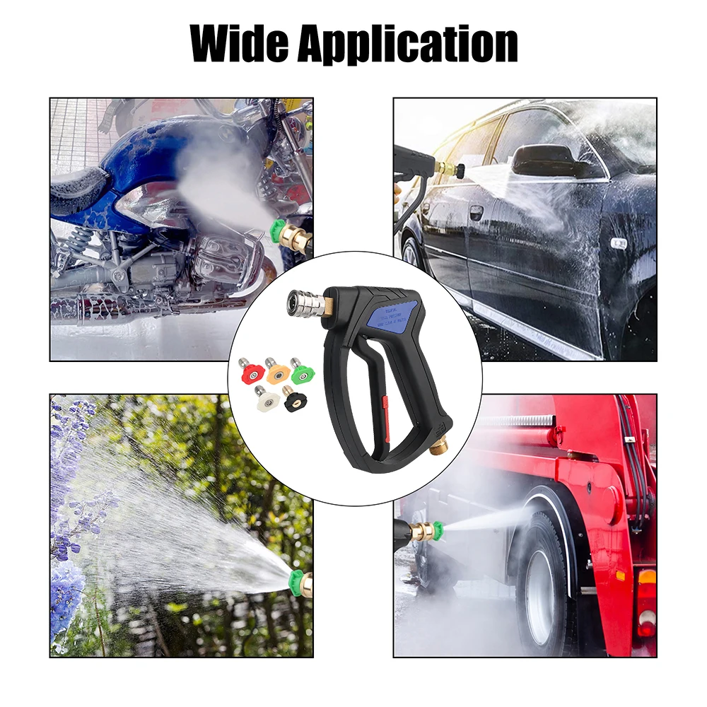 ​ Адаптер 28Mpa 4080Psi для Karcher гнездо M22 пистолет мойки высокого давления ручка