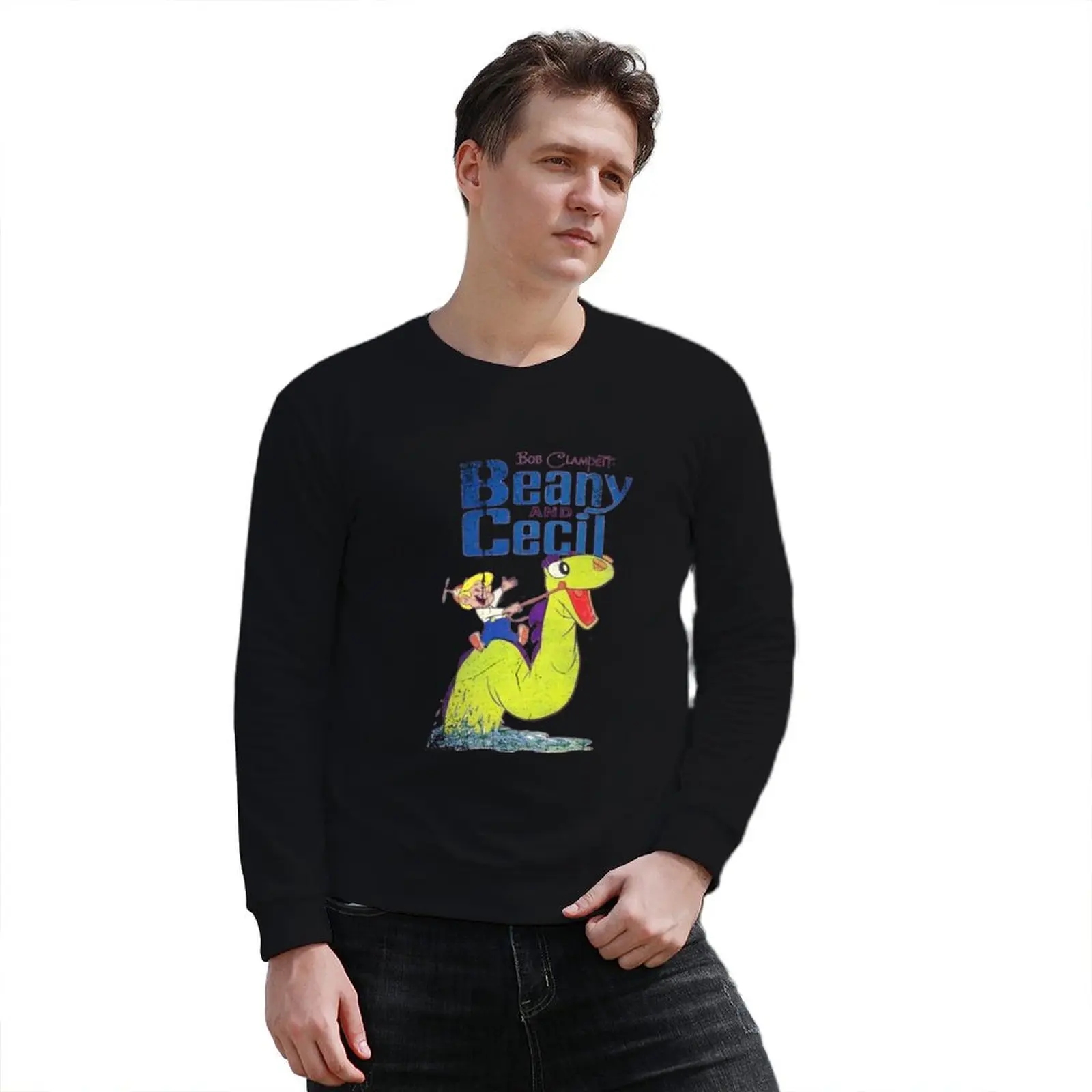 Шапочка винтажная пуловер с капюшоном Distressed Beany and Cecil осенняя куртка мужская