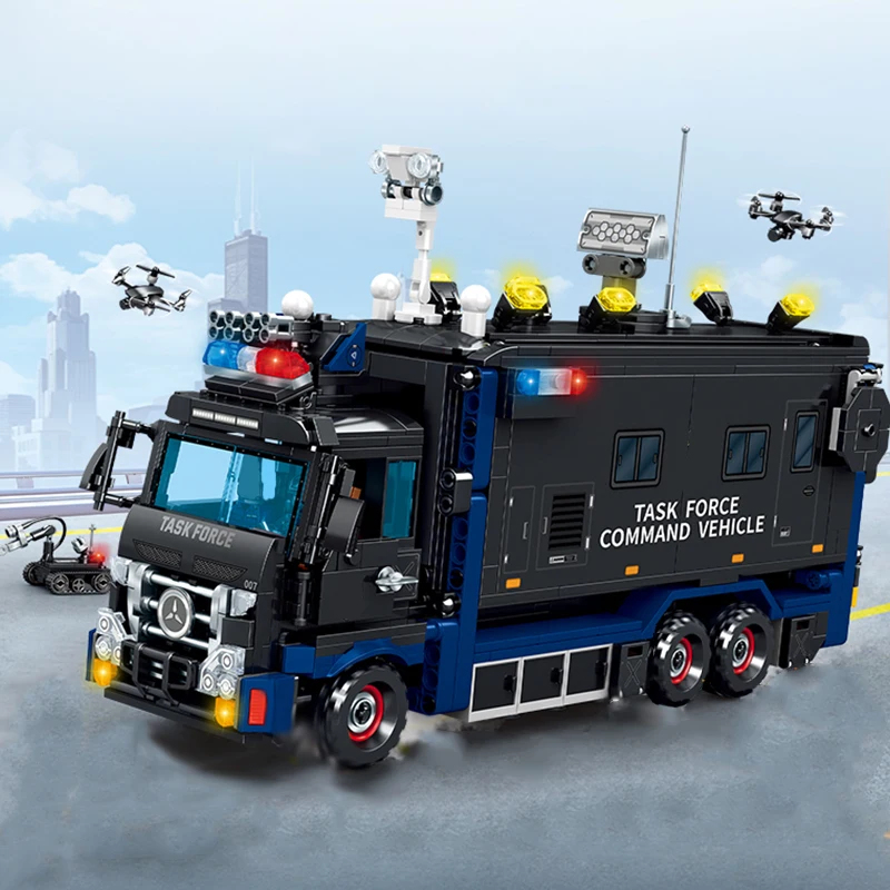 1443 шт. Детский конструктор Военная серия