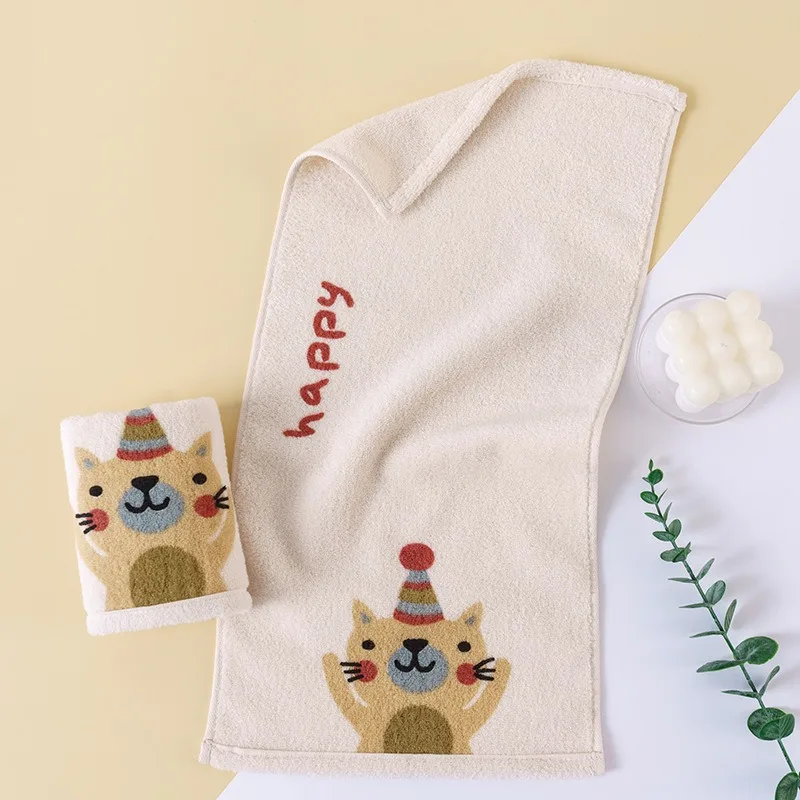 

Детское полотенце 100% хлопок с принтом кот TW499