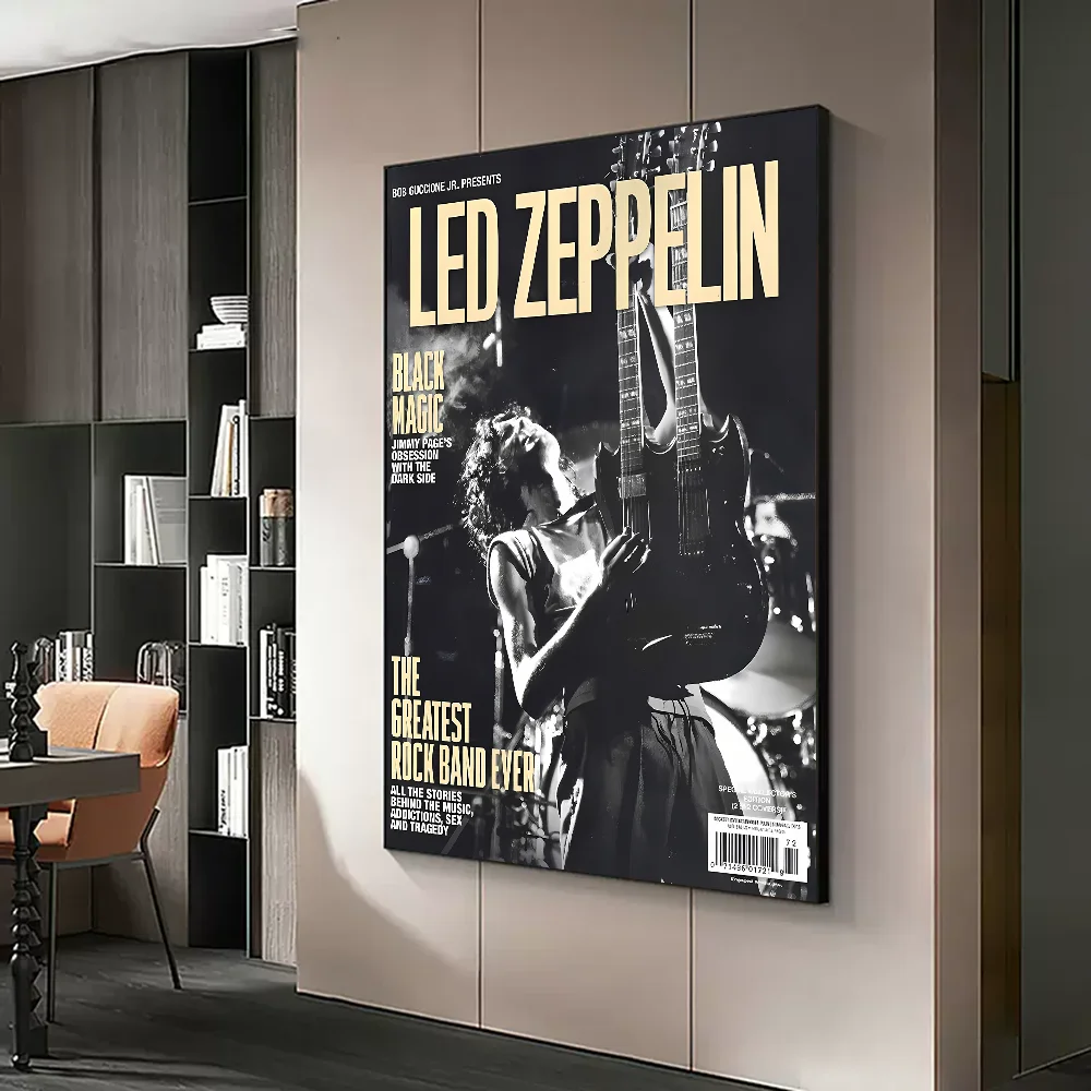 Band L-Led Z-Zeppelin Cool Classic Vintage Posters HD Quality Wall Art Retro For Home Room Decor