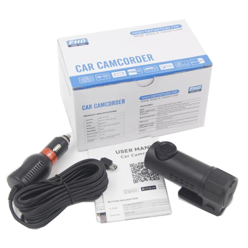 

KL201 24H Car DVR Camera Dash Cam Video Recorder Night Vision WiFi Dashcam DVR Recorder for Android IOS Smart Phone Free Ship
