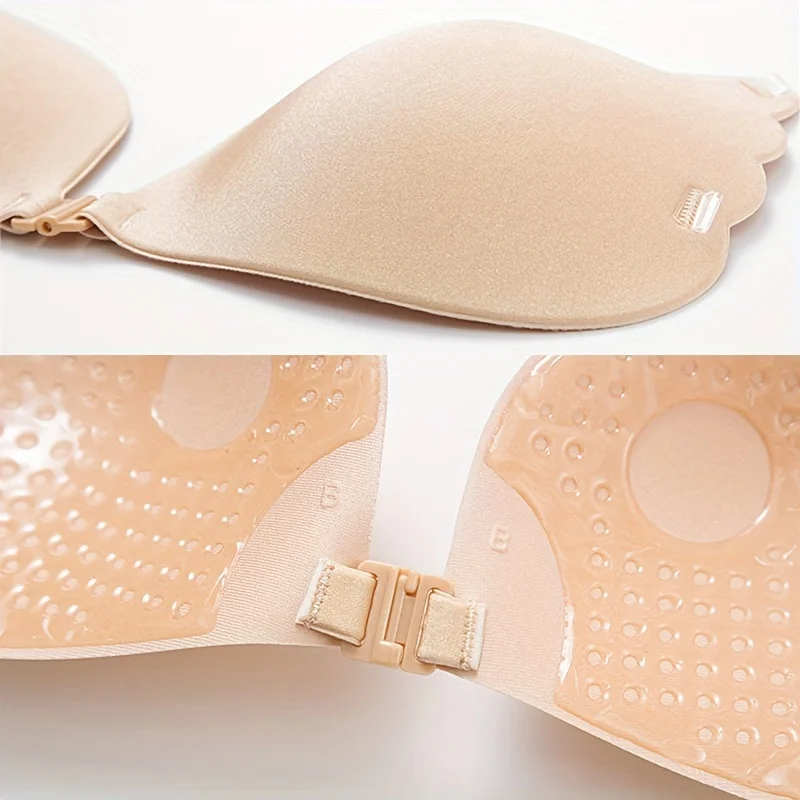 Силиконовые однотонные многоразовые вставки для бюстгальтеров женщин с