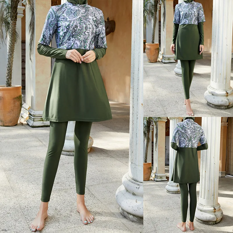 Новинка 2022 купальный костюм с длинным рукавом скромная одежда для плавания