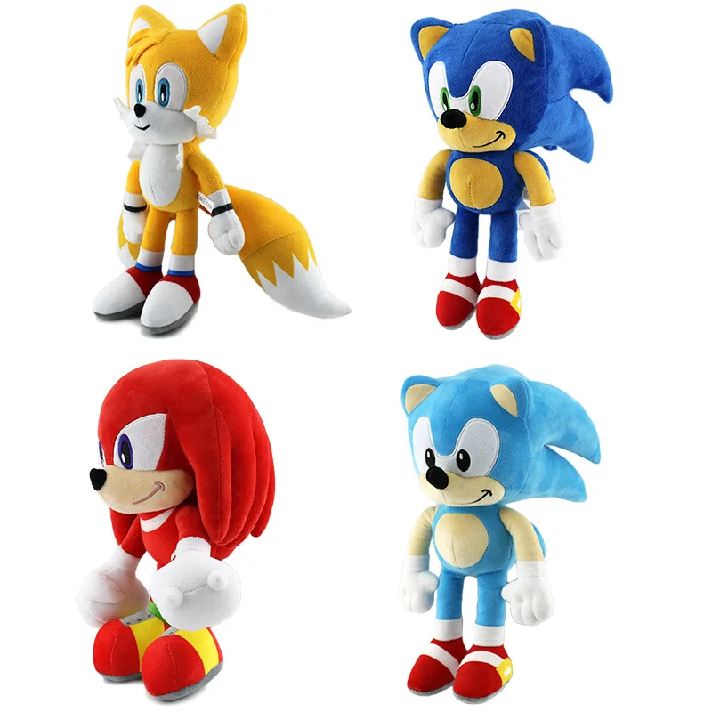 

Sonic Peluche Toy 25-30CM Amy Rose Knuckles Tails Plush Cute Soft Stuffed Plush Doll Birthday Gift For Children