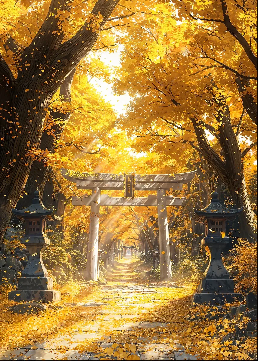 

Печать на холсте "Японский эстетический храм"