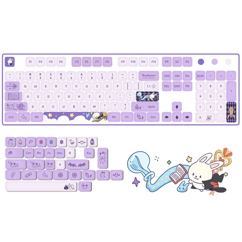 KBDiy KOA профильные колпачки для клавиш PBT 142 шт