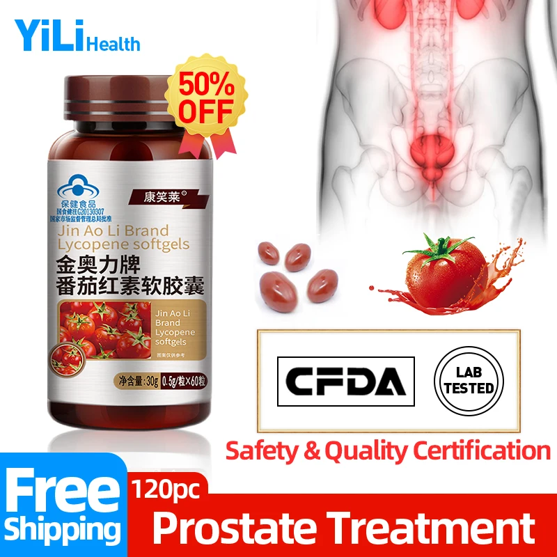 

Lycopene Capsules Prostate Prostatitis Treatment Capsule Enlarged Prostate Cure Sperm Quality Booster Supplements CFDA Approved