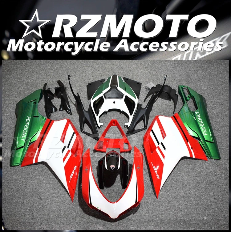 

New ABS Motorcycle Fairings Kits Fit For Ducati 848 1098 1198 2007 2008 2009 2010 2011 2012 07 08 09 10 11 12 Green Red