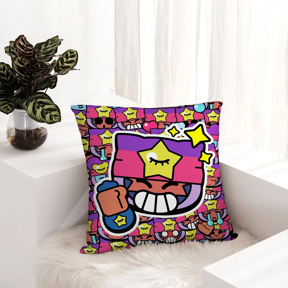 Горячая игра B-BRAWLs фильм наволочка плюшевая ткань мягкая двусторонняя с принтом