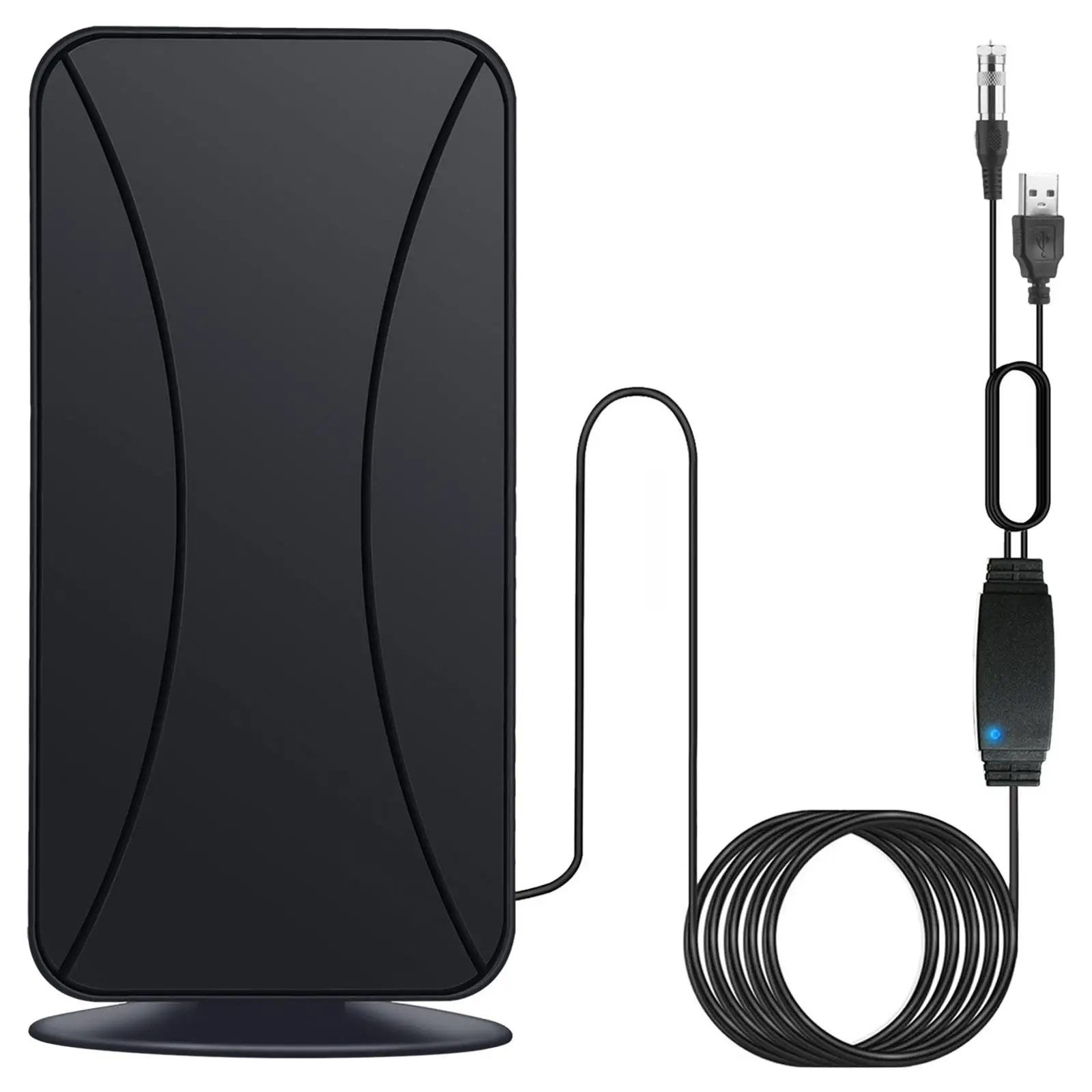 

HD Digital TV Antenna 50-80 Miles Range Signal Booster for Indoor/Outdoor