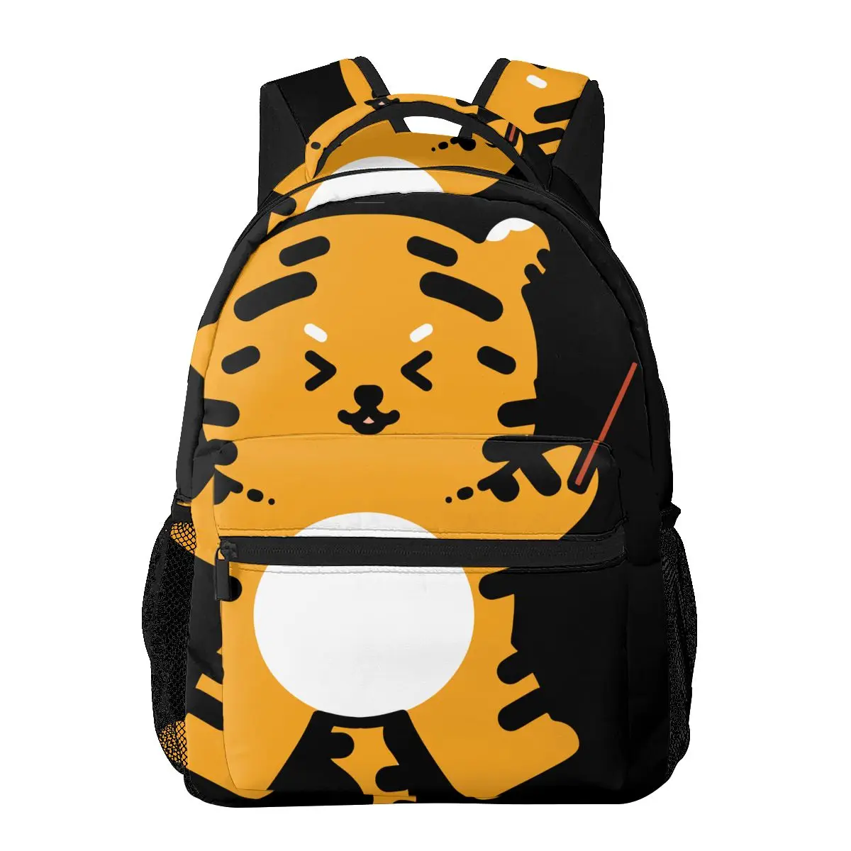 

Casual New Simple Women Backpack for Teenage Travel Shoulder Bag Copper Tiger